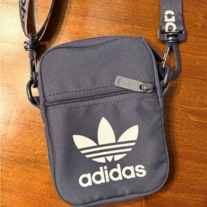 adidas Black Trefoil Small Crossbody Bag